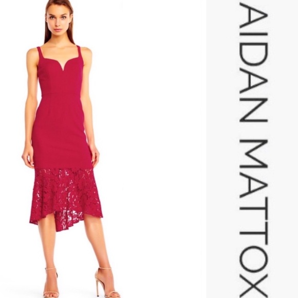 Aidan Mattox Dresses & Skirts - Aidan Mattox sleeveless Mermaid Lace cocktail dress